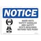 Signmission OSHA Sign, Hard Hats Goggles And With Symbol, 10in X 7in Rigid Plastic, 10" W, 7" H, Landscape OS-NS-P-710-L-13308 - alternate 1